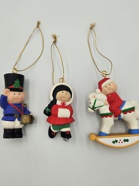 Vintage Cabbage Patch Kids Christmas Ornament Set of 3
